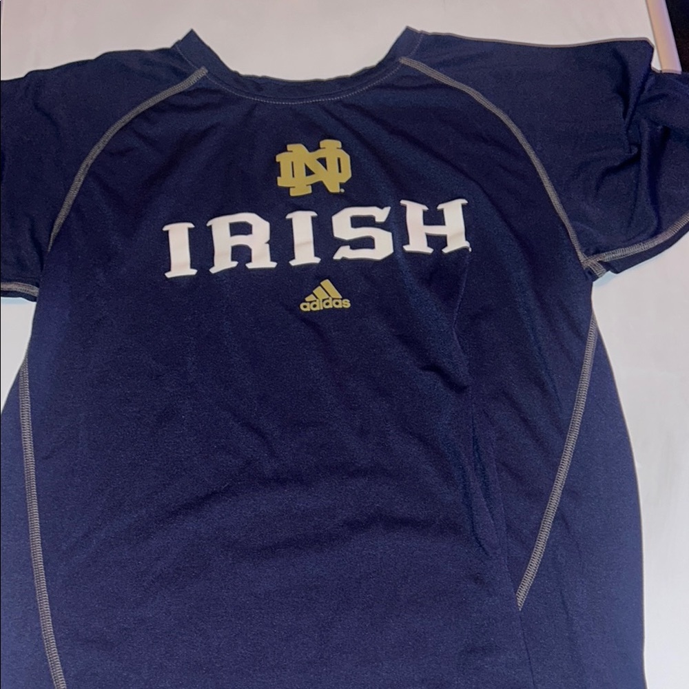 Adidas Notre Dame Irish Navy T-Shirt